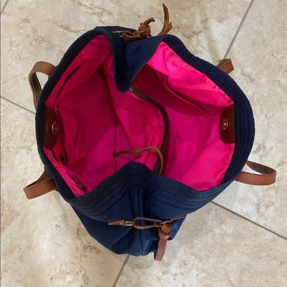 Dooney & Bourke Navy Blue Shoulder Bag - Picture 6 of 7